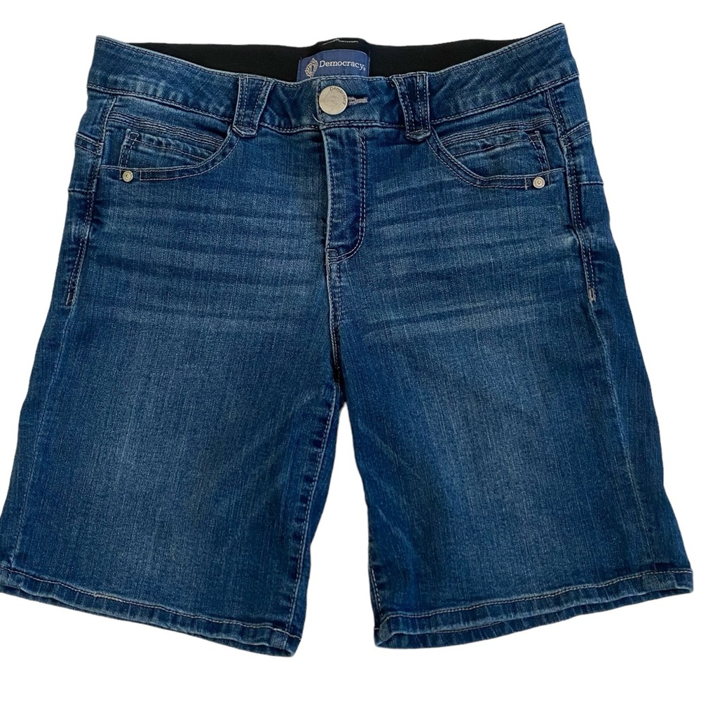Democracy Women's Dark Blue Denim Jean Shorts